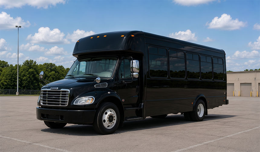 18-passenger minibus for charter in Fort Madison, IA