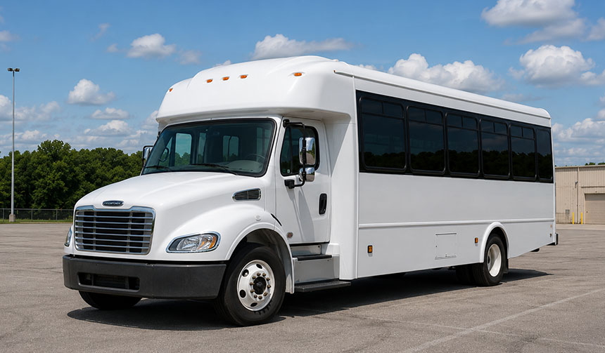 25-passenger minibus for charter in Fort Madison, IA