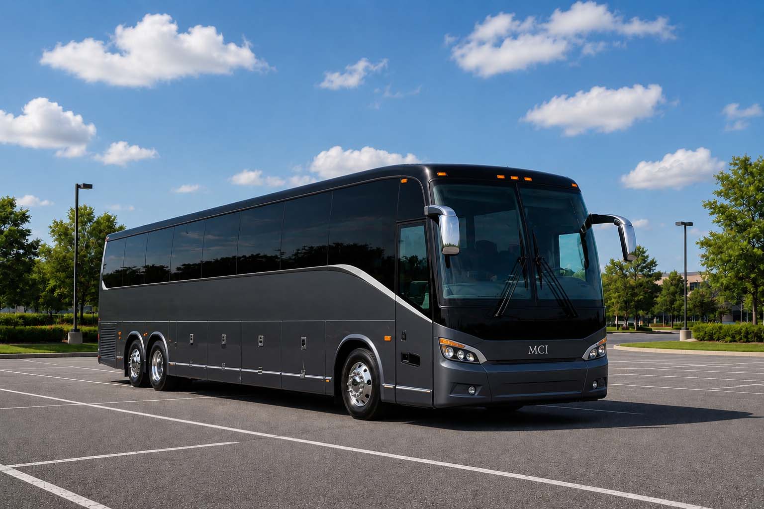 Charter bus rental in Fort Madison, IA